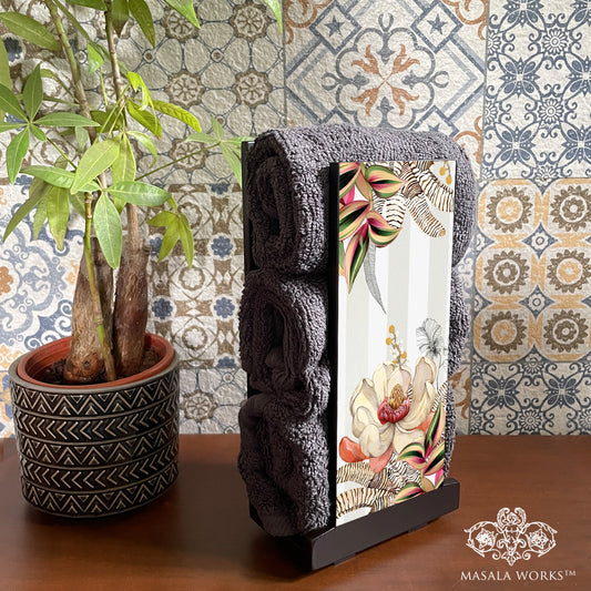 Tropical Hues Cloth Napkin Stand