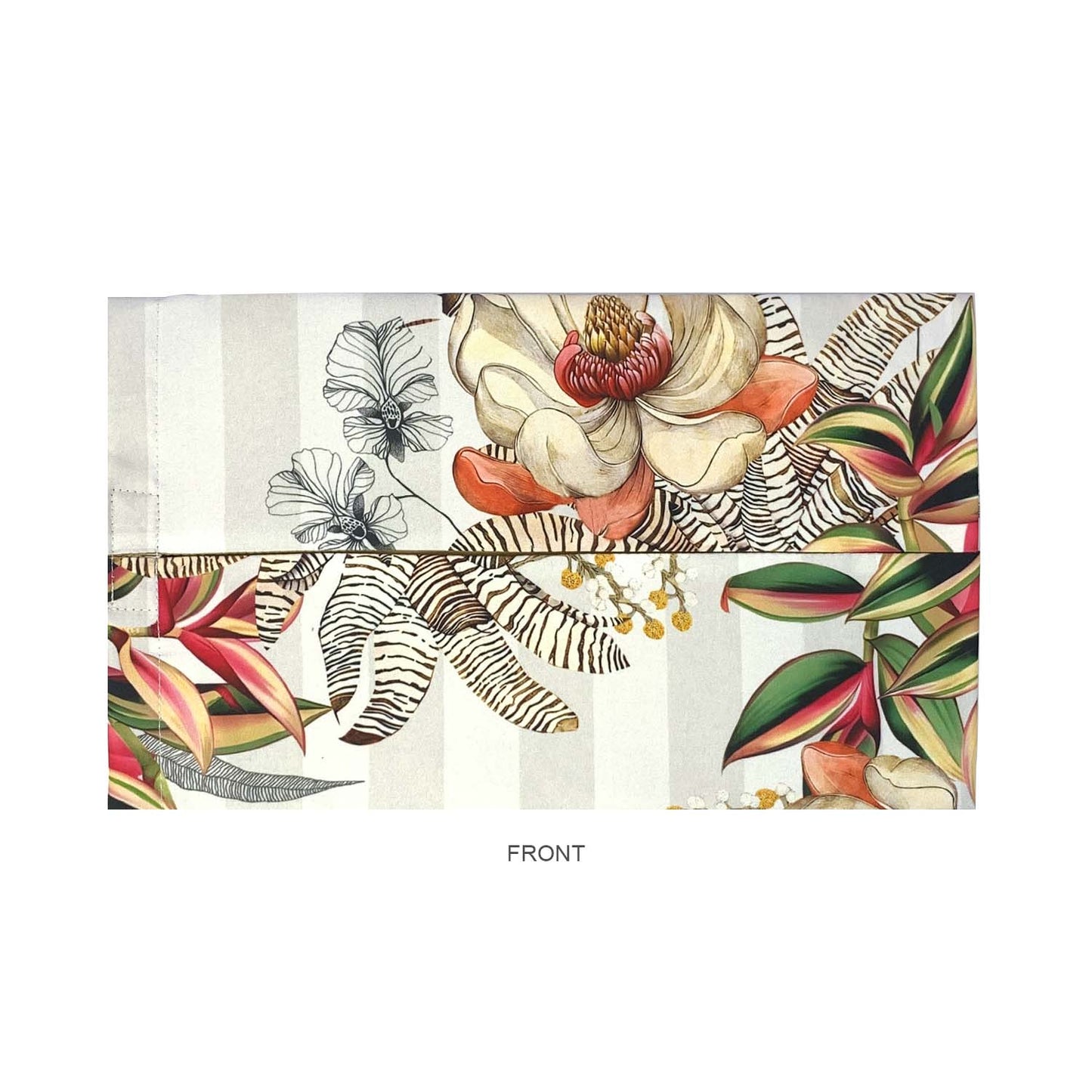 Tropical Hues Fabric Tissue Box Cover