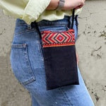 Contemporary Ikat Walking Cross Body Sling