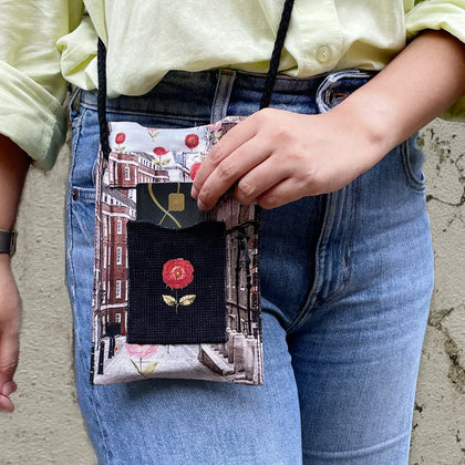 Urban Blossom Scape Walking Cross Body Sling