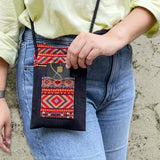Contemporary Ikat Walking Cross Body Sling
