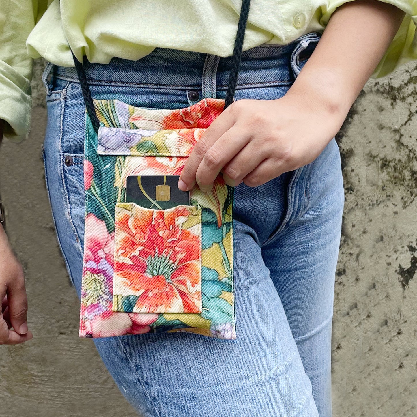 Jungle Blossom Walking Cross Body Sling