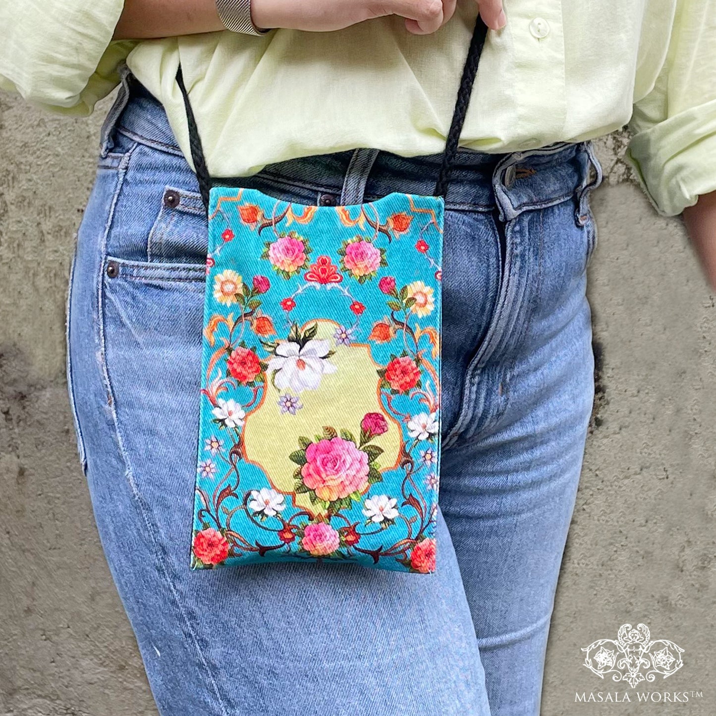 Floral Grunge  Walking Cross Body Sling