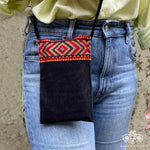 Contemporary Ikat Walking Cross Body Sling