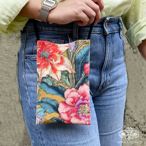 Jungle Blossom Walking Cross Body Sling