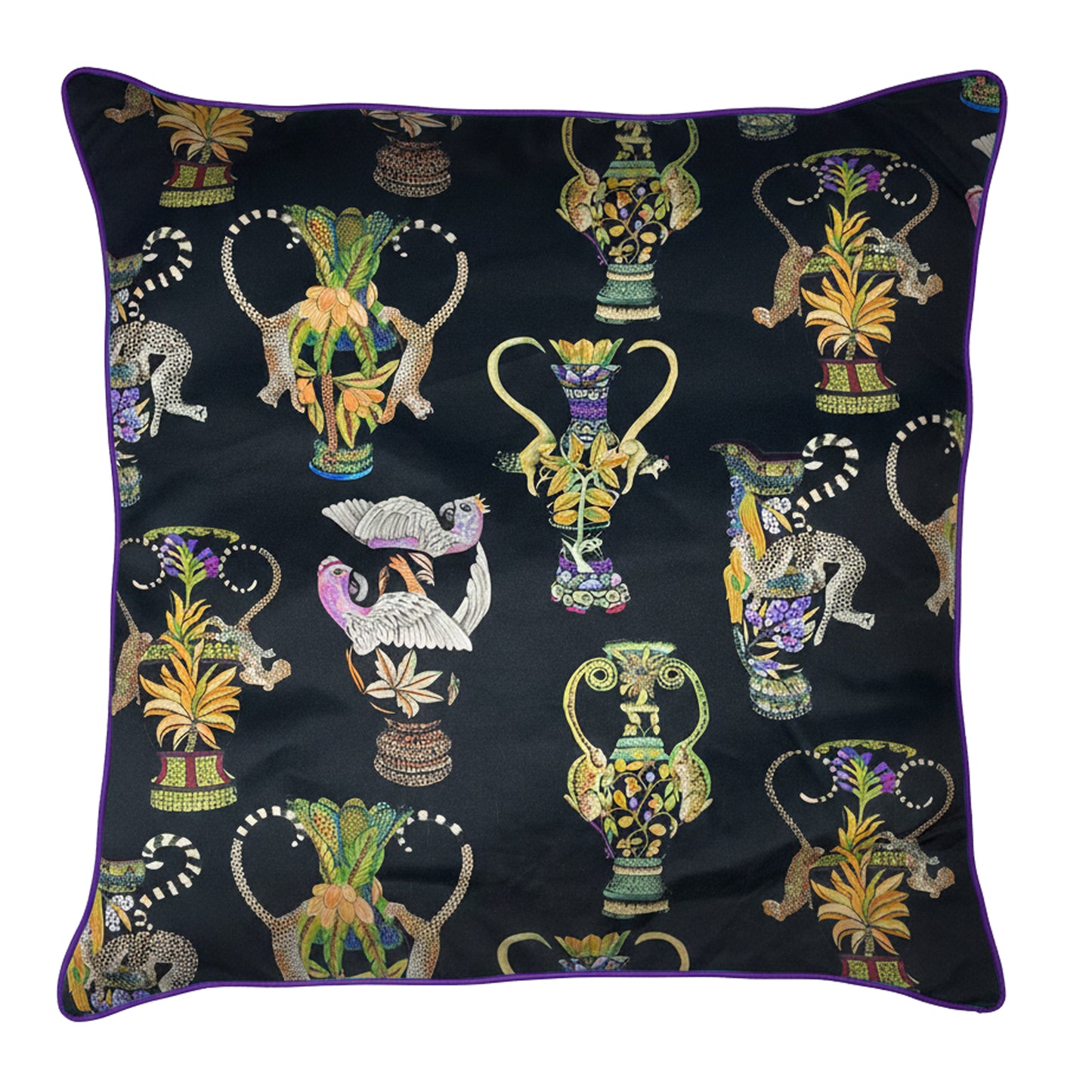 Rococo Leopard Cushion Cover