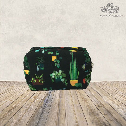 Midnight Botanical Travel Pouch Small