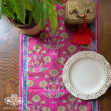 Lotus Jaal Reversible Table Runner