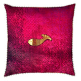 Ornate Machali Embroidered Cushion Cover
