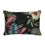 Midnight Foliage Long Cushion Cover