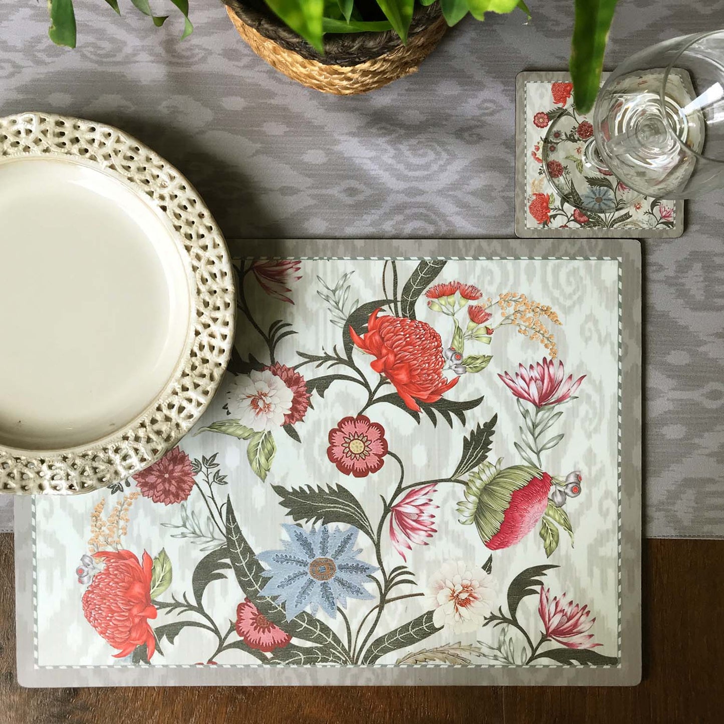 Ikat Chintz Tablemat