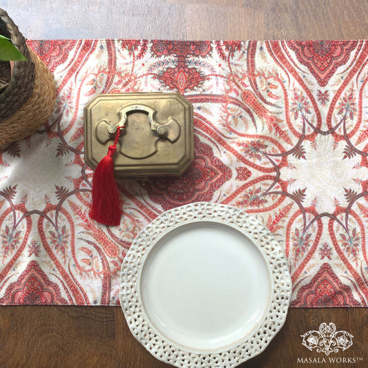 Paisley Jaal Reversible Table Runner