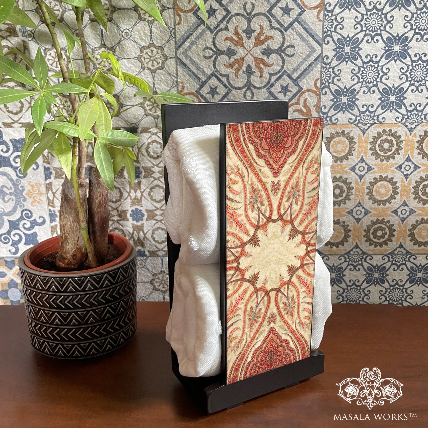 paisley Jaal Cloth Napkin Stand