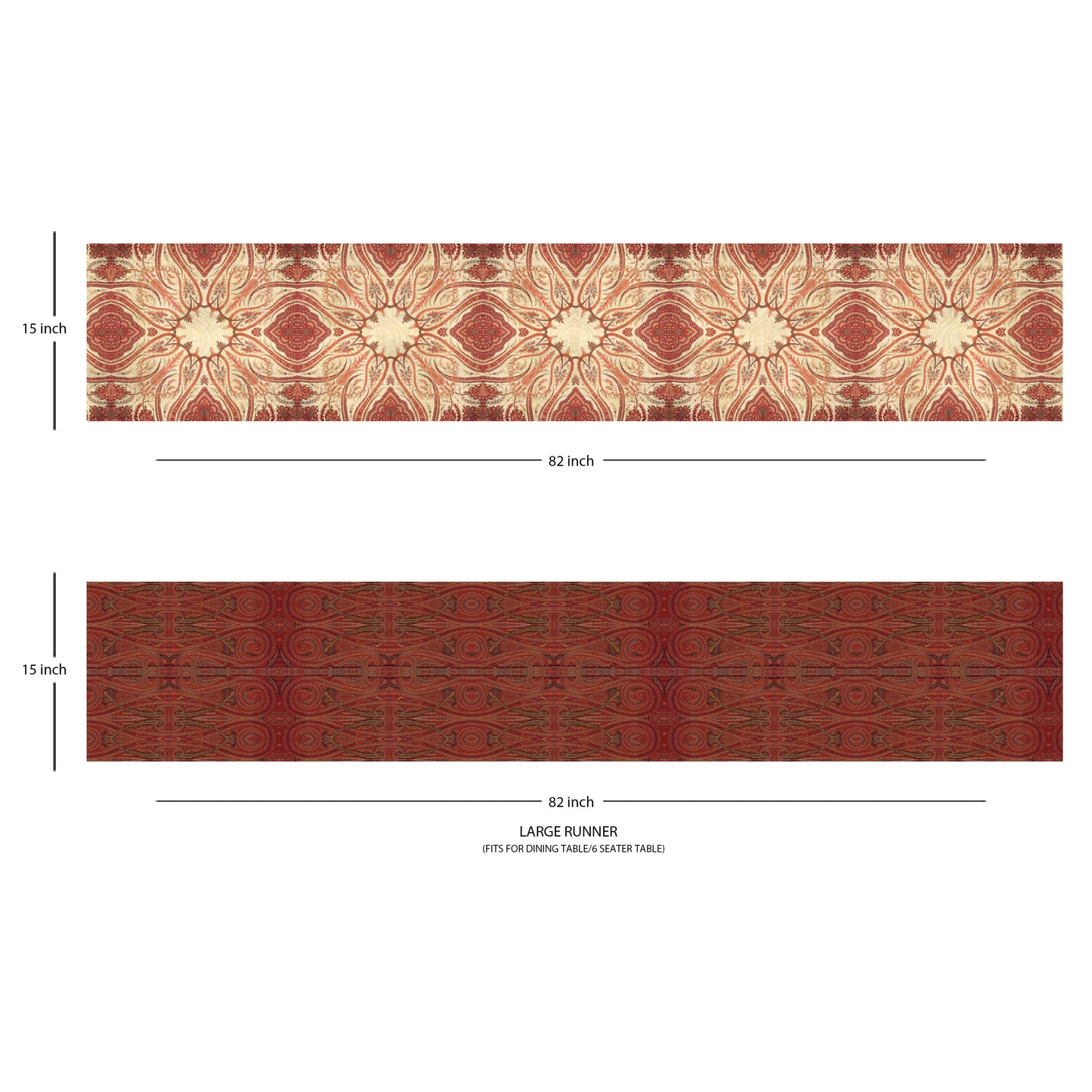 Paisley Jaal Reversible Table Runner