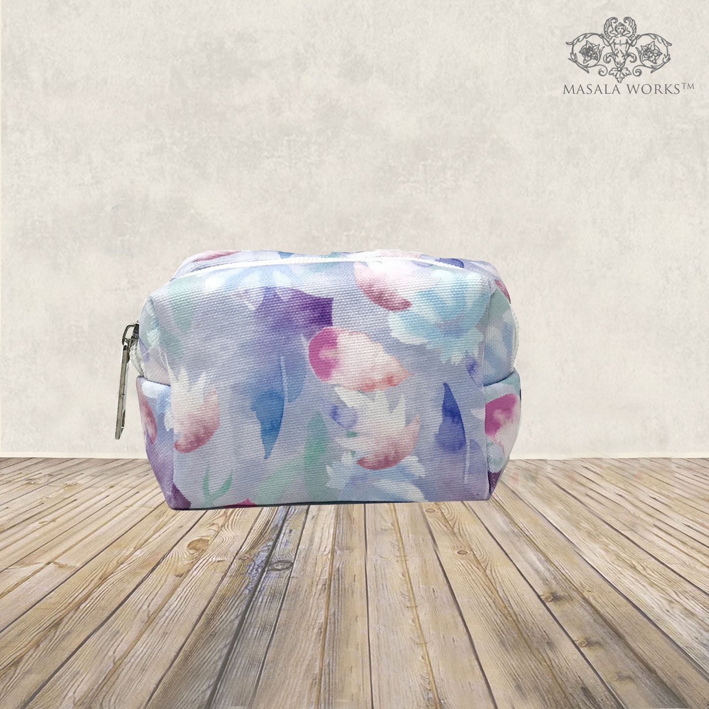 Subtle Foliage Travel Pouch Small
