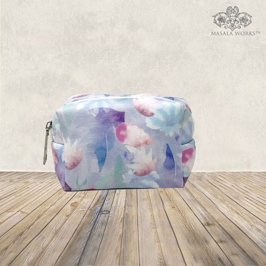 Subtle Foliage Travel Pouch Small