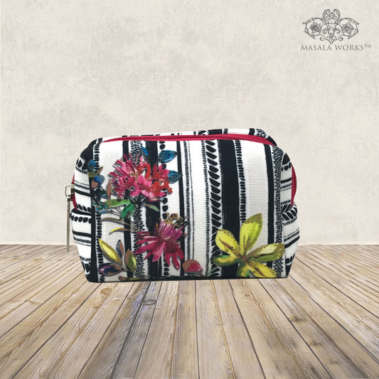 Chintz in strips Travel Pouch Small