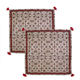 Delicate jaal Puja Mats/ Prayer Mat (set of 2)