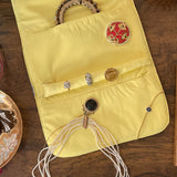Shibori Print Jewellery Pouch