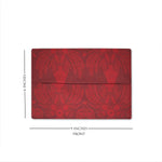 Deep Red Car Tissue Cover