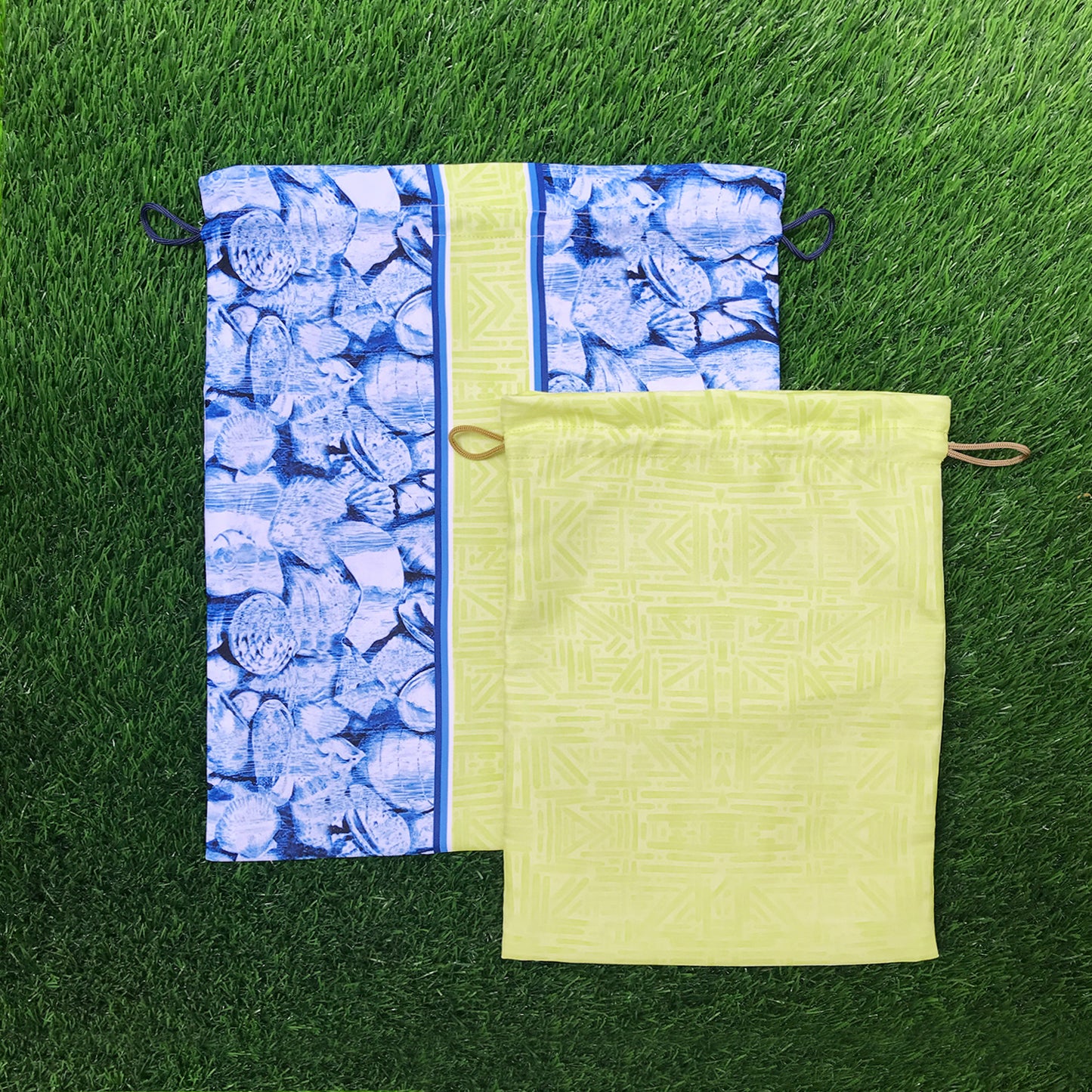 Some More Sea Shell Drawstring Pouches