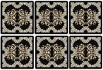 Ebon Baroque Coasters
