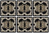 Ebon Baroque Coasters