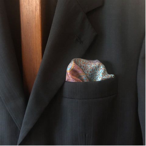 Ombre Jaal Pocket Square