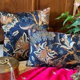Blue Chintz Cushion
