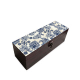 Blue Pottery Chintz Tea Box