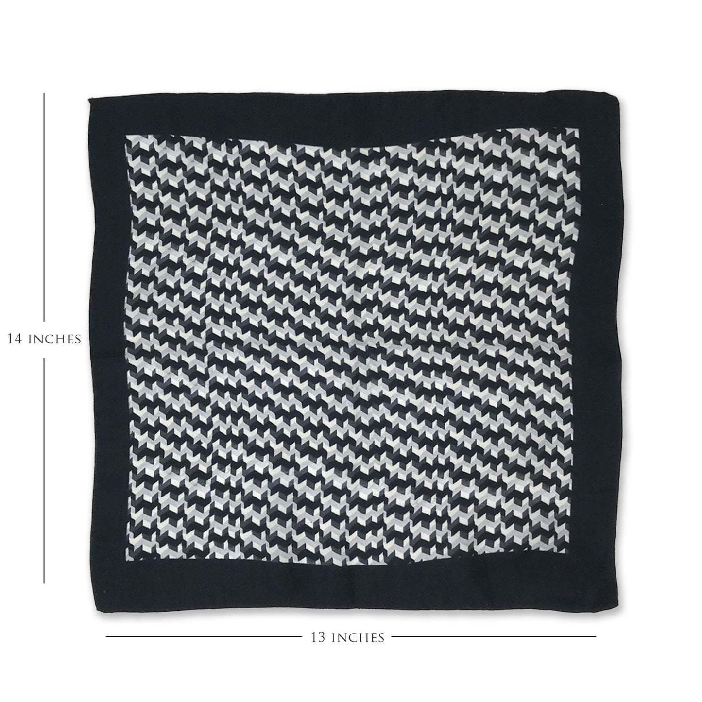 Hounds Tooth Pocket Square