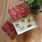 Pichwai Floral Chintz Set of 3 Jewellery Trays