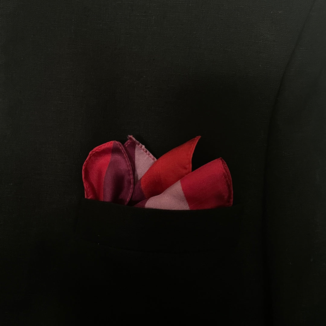 Vibrant Geometric Pocket Square