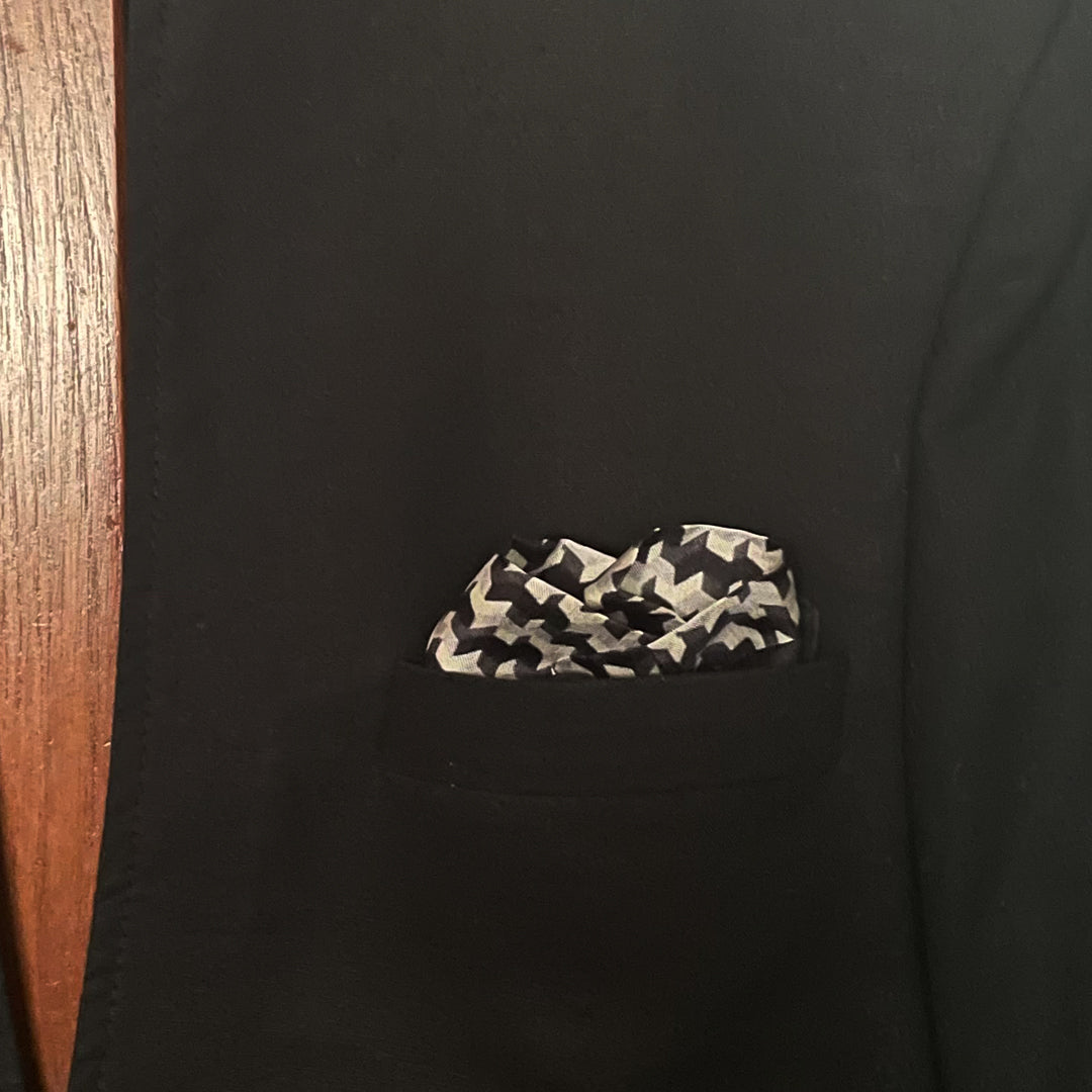 Hounds Tooth Pocket Square
