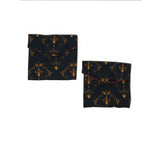 Midnight Damask Coin/ Ginni Pouch (Set of 2)