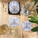 Art Nouveau Floral Coasters