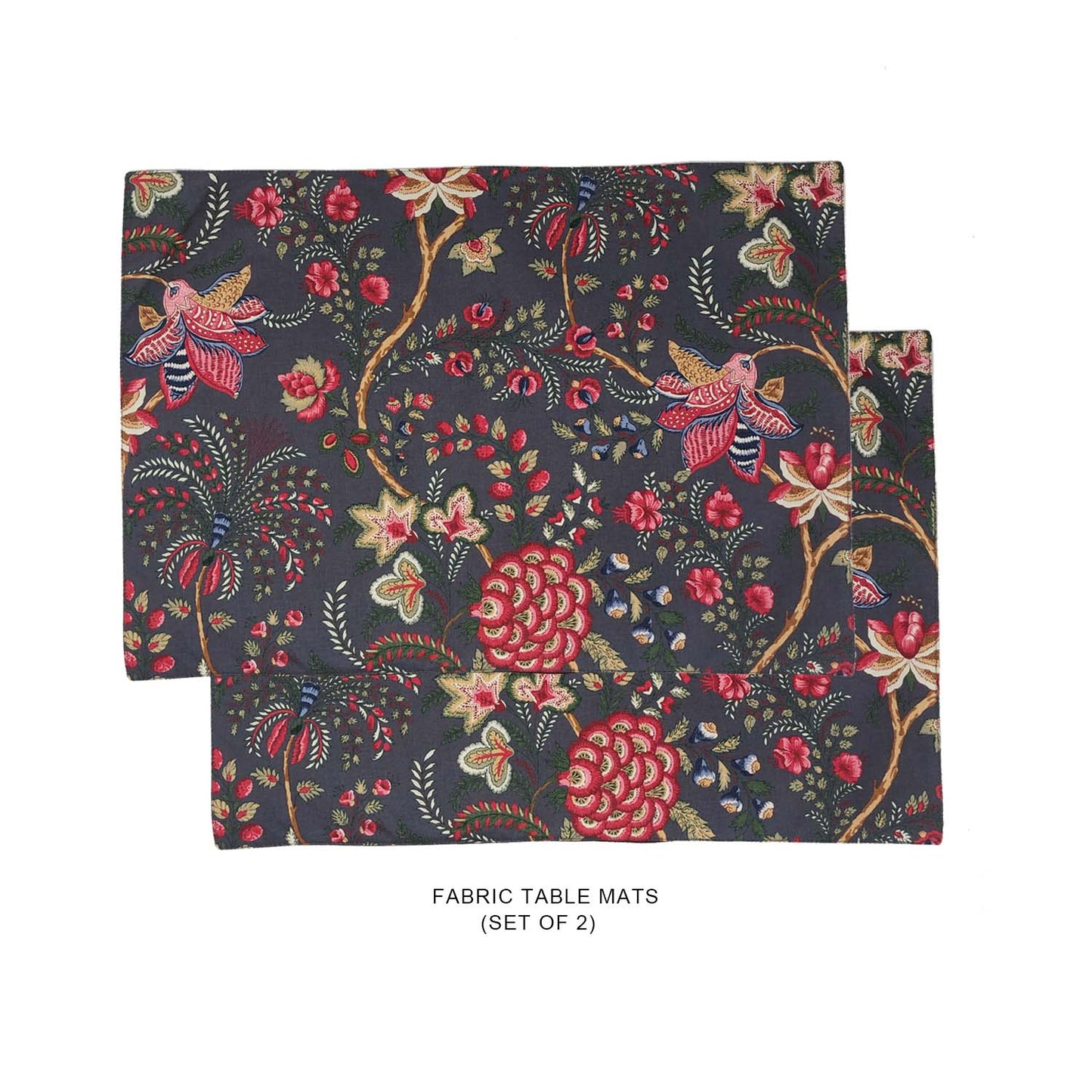 Summer Bahaar Chintz Fabric Table mats (set of 4 - 1 Set in stock)