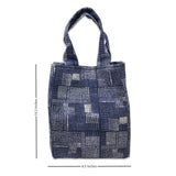 Shibori printed Lunch bag
