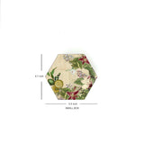 Vintage Floral Bunches Hexagon Box