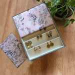 Floral Pastel Blooms Set of 3 Jewellery Trays
