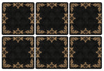 Slate Black Grunge Coasters