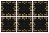 Slate Black Grunge Coasters