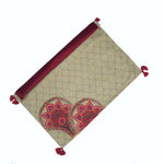Brocade Motif Puja Mats/ Prayer Mat (set of 2)