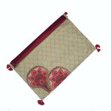 Brocade Motif Puja Mats/ Prayer Mat (set of 2)