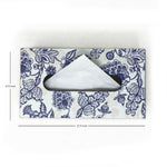 Blue Pottery Chintz Tissue Box