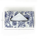 Blue Pottery Chintz Tissue Box