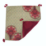 Brocade Motif Puja Mats/ Prayer Mat (set of 2)