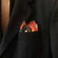 Floral Damask Pocket Square
