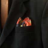 Floral Damask Pocket Square