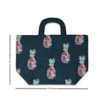 Pineapple Blossom Roll down Bag/Basket
